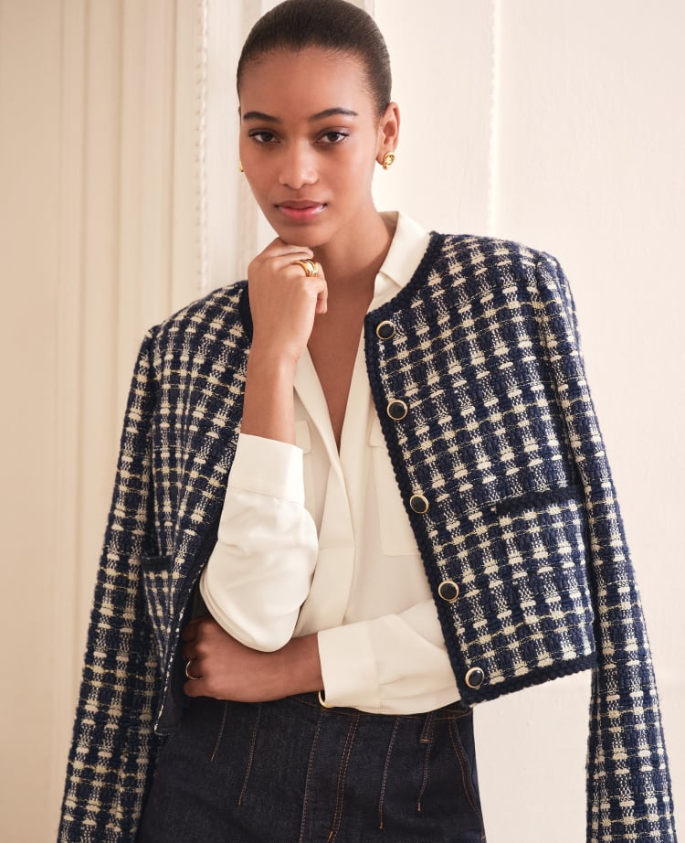 Tweed Patch Pocket Jacket