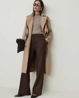 The Modern Trouser in Faux Suede