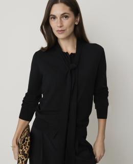 Bow Neck Cardigan
