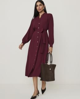 Belted Midi Shirtdress