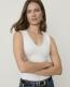 Ribbed Lace Trim Tank Top - thumbnail 3