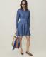 Weekend Belted Shirtdress in Chambray - thumbnail 1