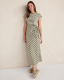 Haven Well With Organic Cotton Interlock Stripe Midi Knot Dress - thumbnail 1