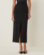 The Column Maxi Skirt in Fluid Crepe - thumbnail 3