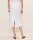The Column Midi Skirt in Linen Blend - thumbnail 4