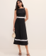 Ric Rac Cutout Dress in Linen Blend - thumbnail 2