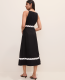Ric Rac Cutout Dress in Linen Blend - thumbnail 3