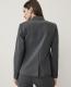 The Notched Two Button Blazer in Seasonless Stretch - thumbnail 4