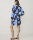 Floral Belted V-Neck Flare Dress - thumbnail 3