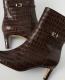 Croco Skinny Heel Bootie - thumbnail 3