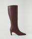 Leather Skinny Heel Tall Boot - thumbnail 2