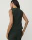 The Fitted V-Neck Vest in Seasonless Stretch - thumbnail 3