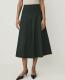 The Pleated Midi Skirt in Seasonless Stretch - thumbnail 3