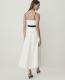 Peplum Flare Midi Dress - thumbnail 3