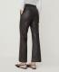 The Jayne Crop Trouser in Faux Leather - thumbnail 4