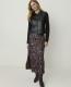 Paisley Midi Slip Skirt in Satin - thumbnail 2