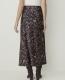 Paisley Midi Slip Skirt in Satin - thumbnail 4