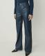 The Wide-Leg Pant in Faux Leather - thumbnail 3