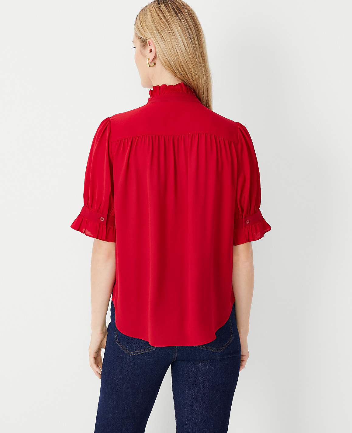Ruffle Collar Shirt