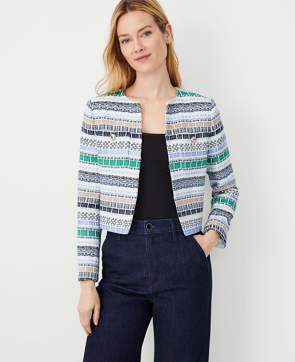Tweed Patch Pocket Jacket