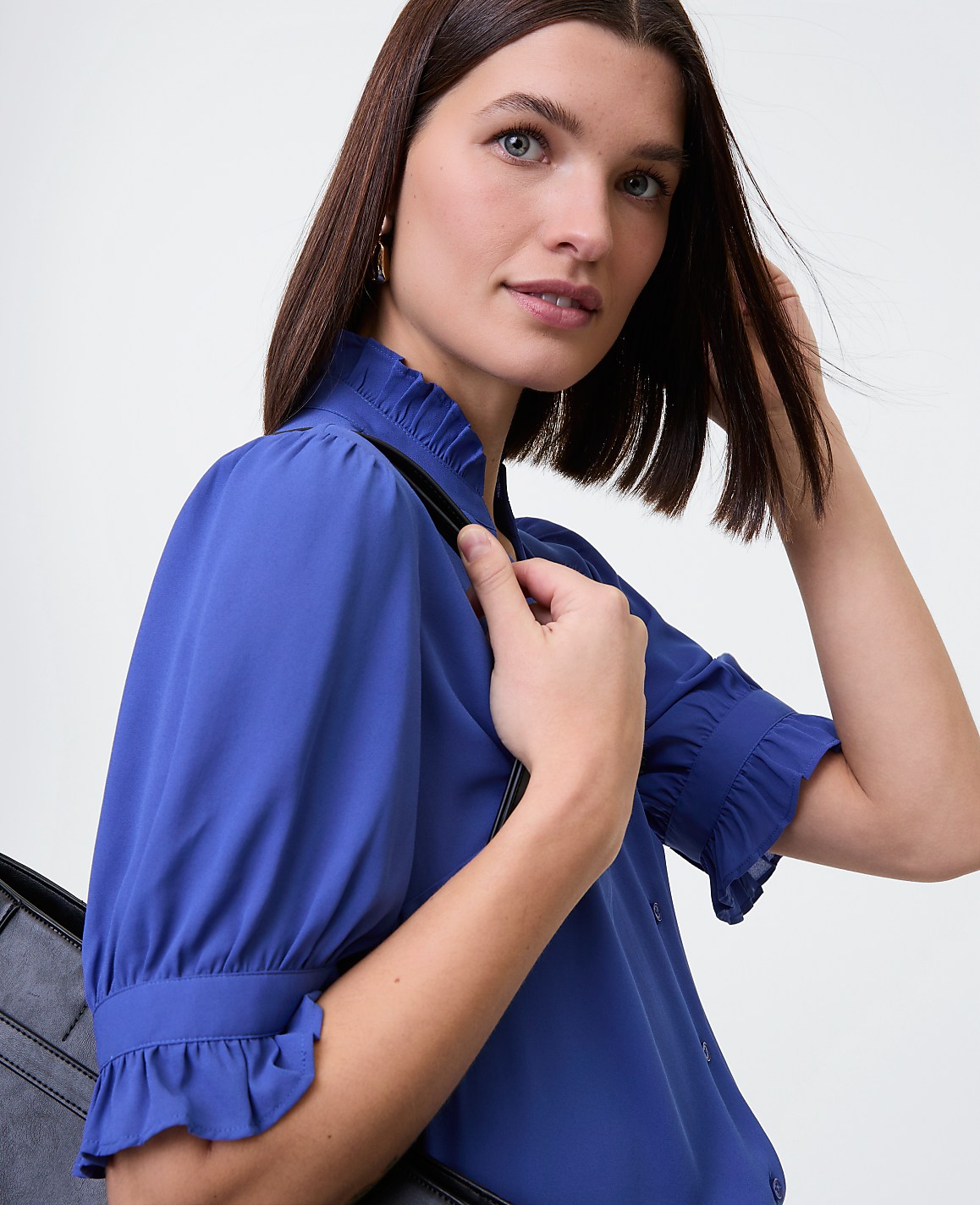 Ruffle Collar Shirt