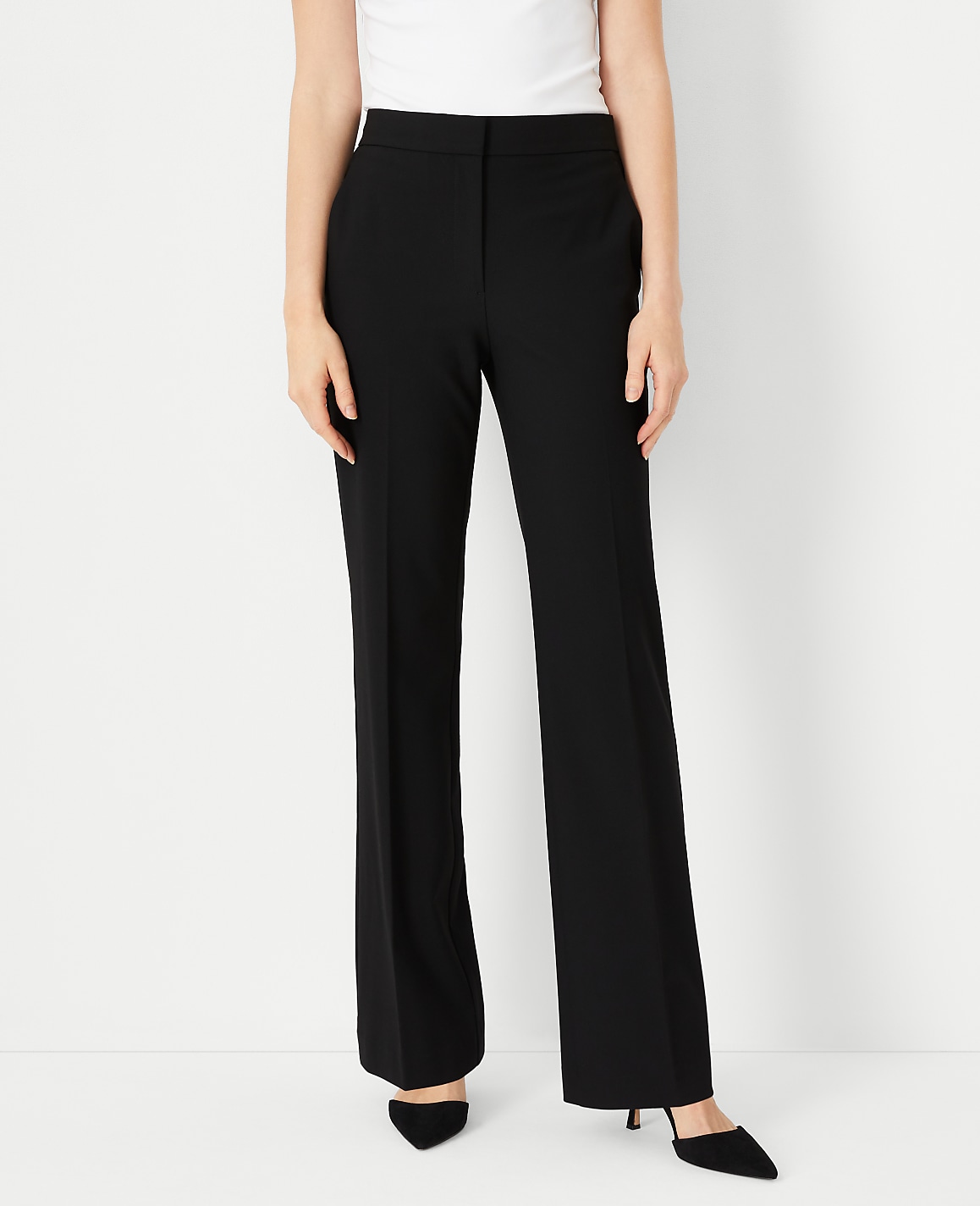 The Petite High Rise Trouser in Seasonless Stretch