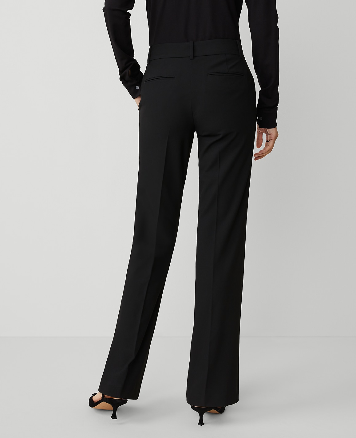 The Tall Mid Rise Trouser in Seasonless Stretch