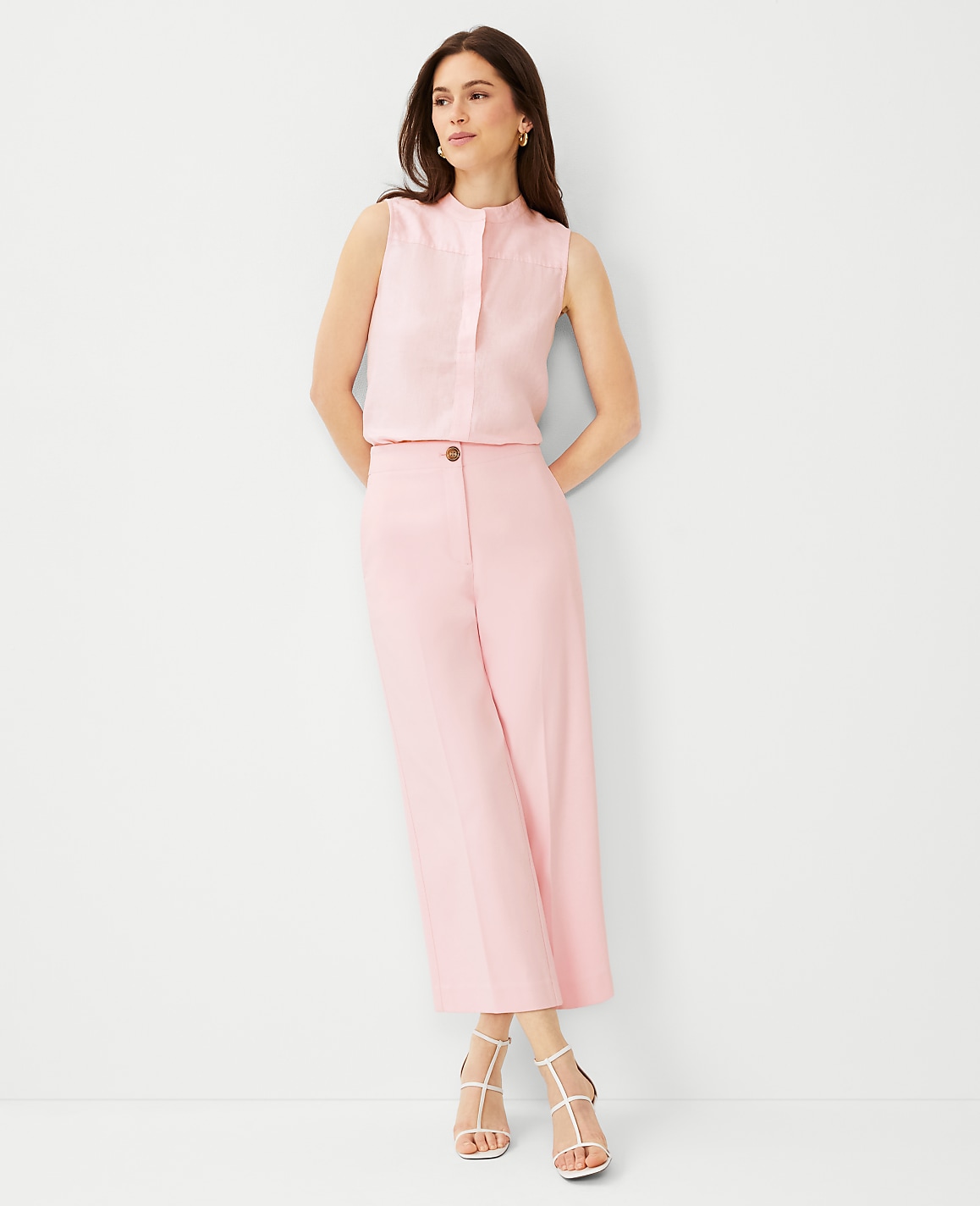 The Kate Wide Leg Crop Pant