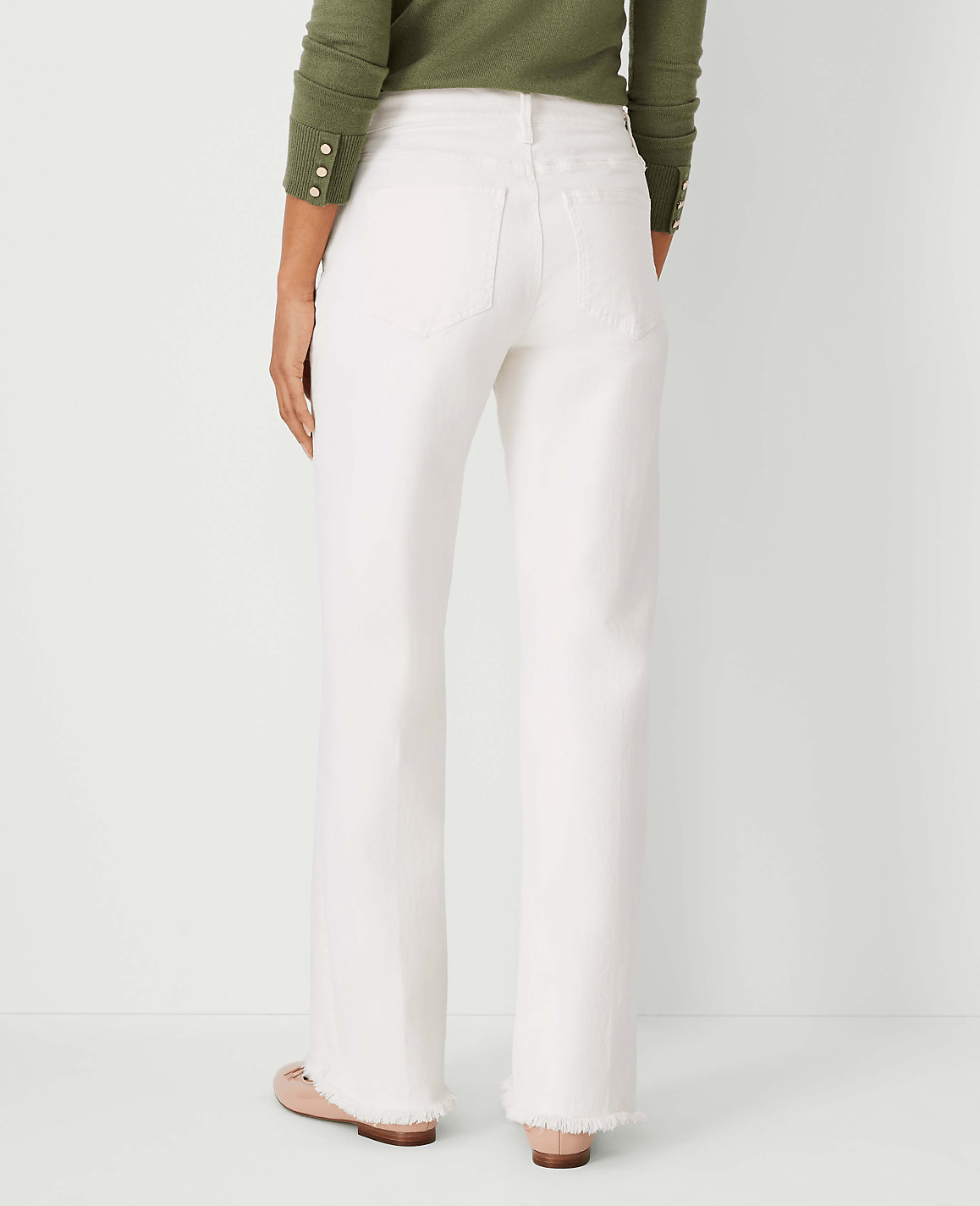 The Frayed Wide-Leg Jean