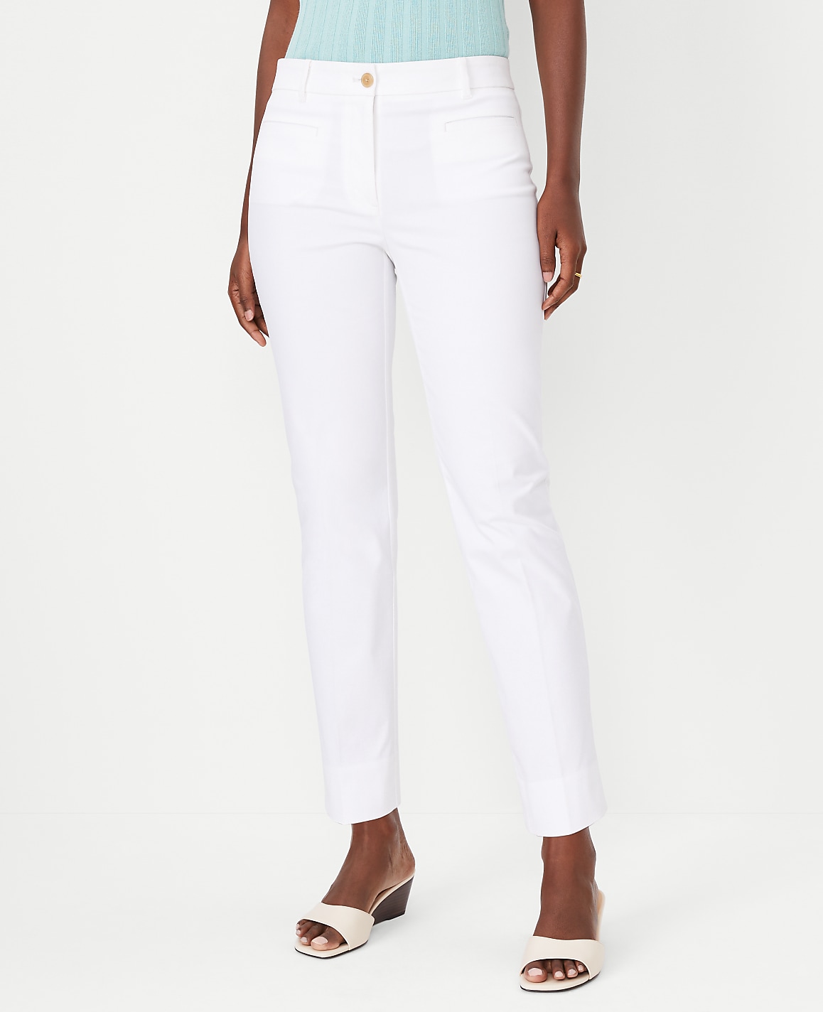 The Cotton Crop Pant &mdash; Curvy Fit