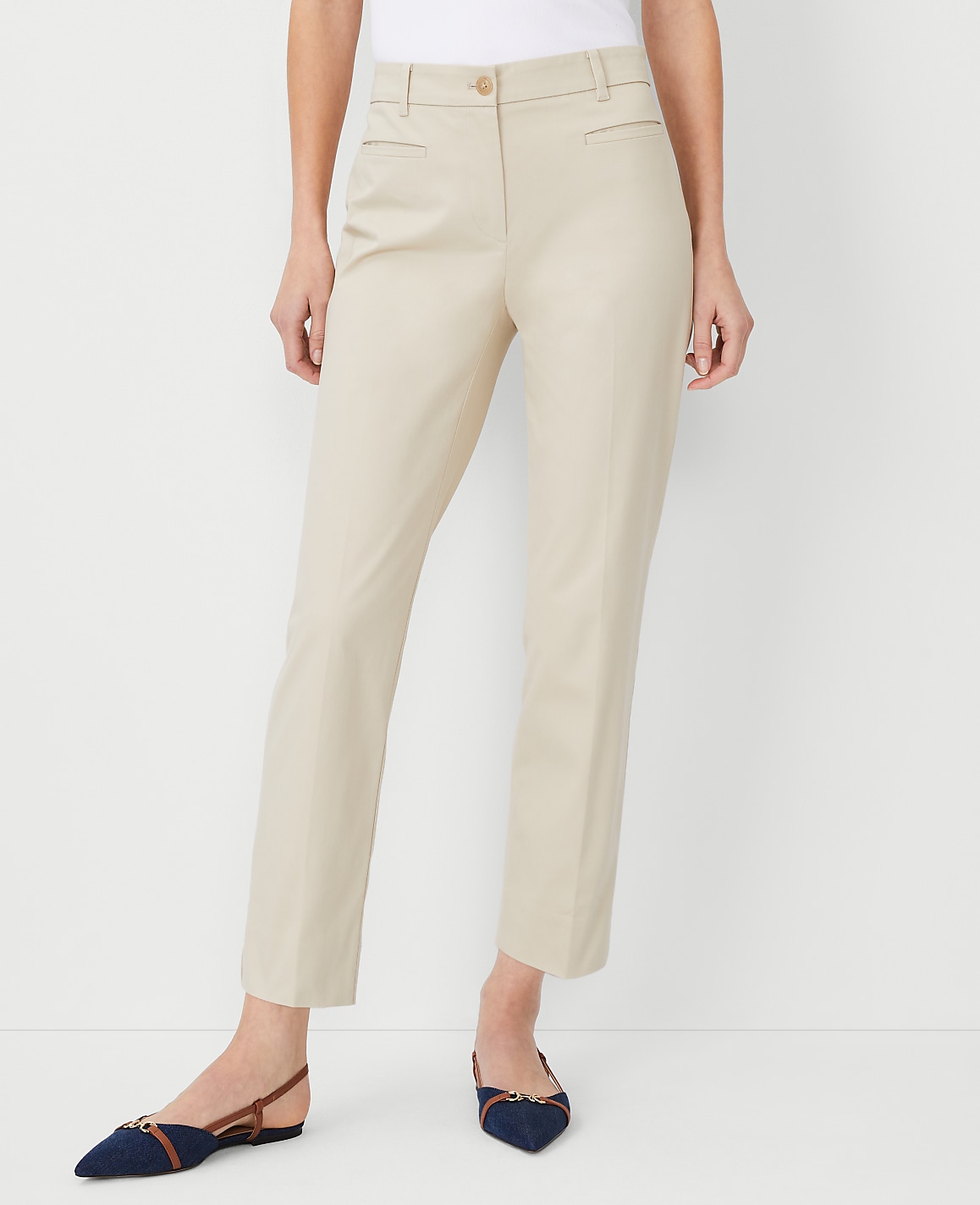 The Cotton Crop Pant &mdash; Curvy Fit