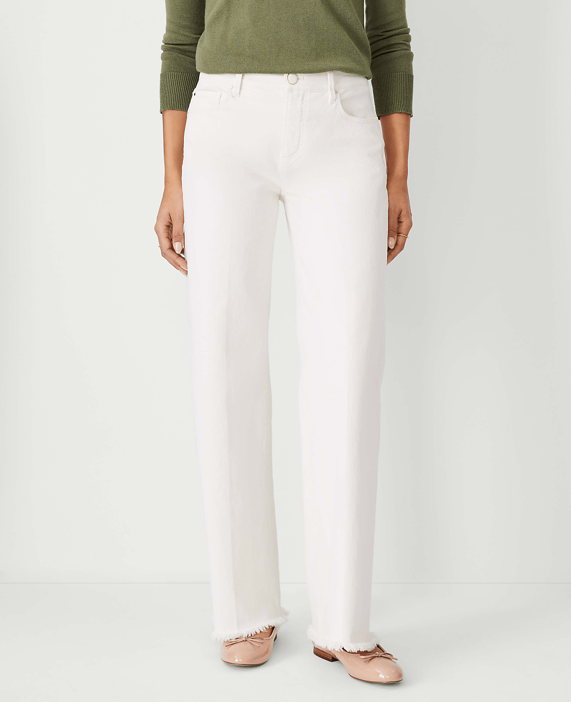 The Frayed Wide-Leg Jean