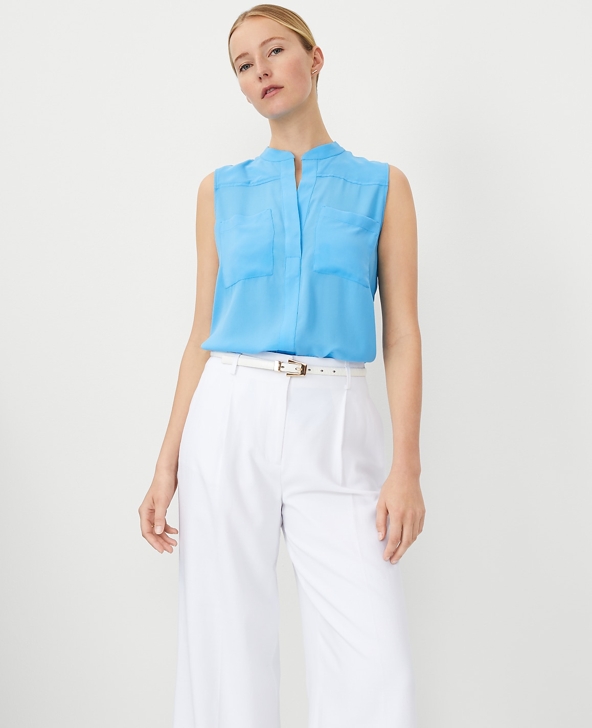 Sleeveless Camp Shirt