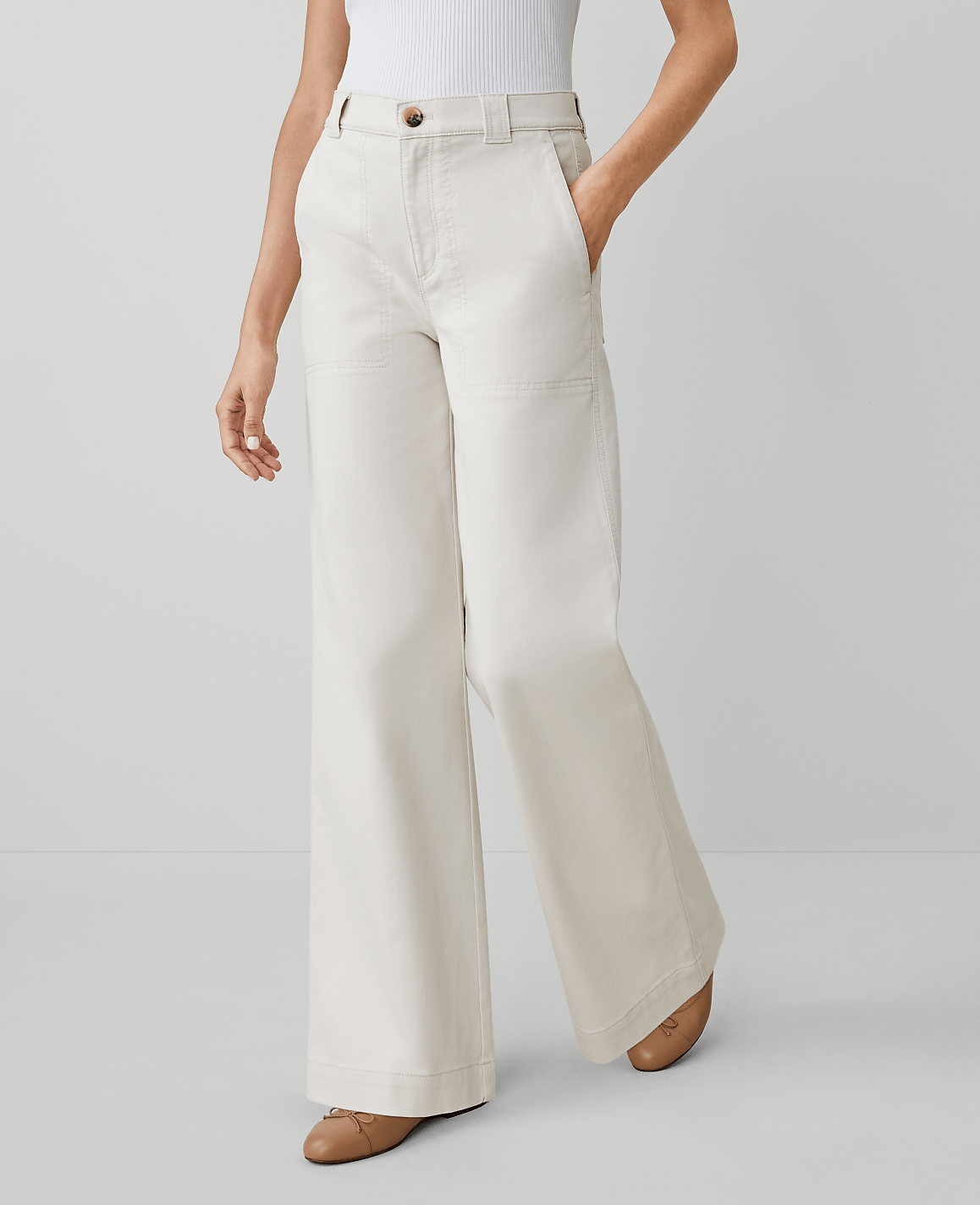 Weekend Collection Wide-Leg Pant