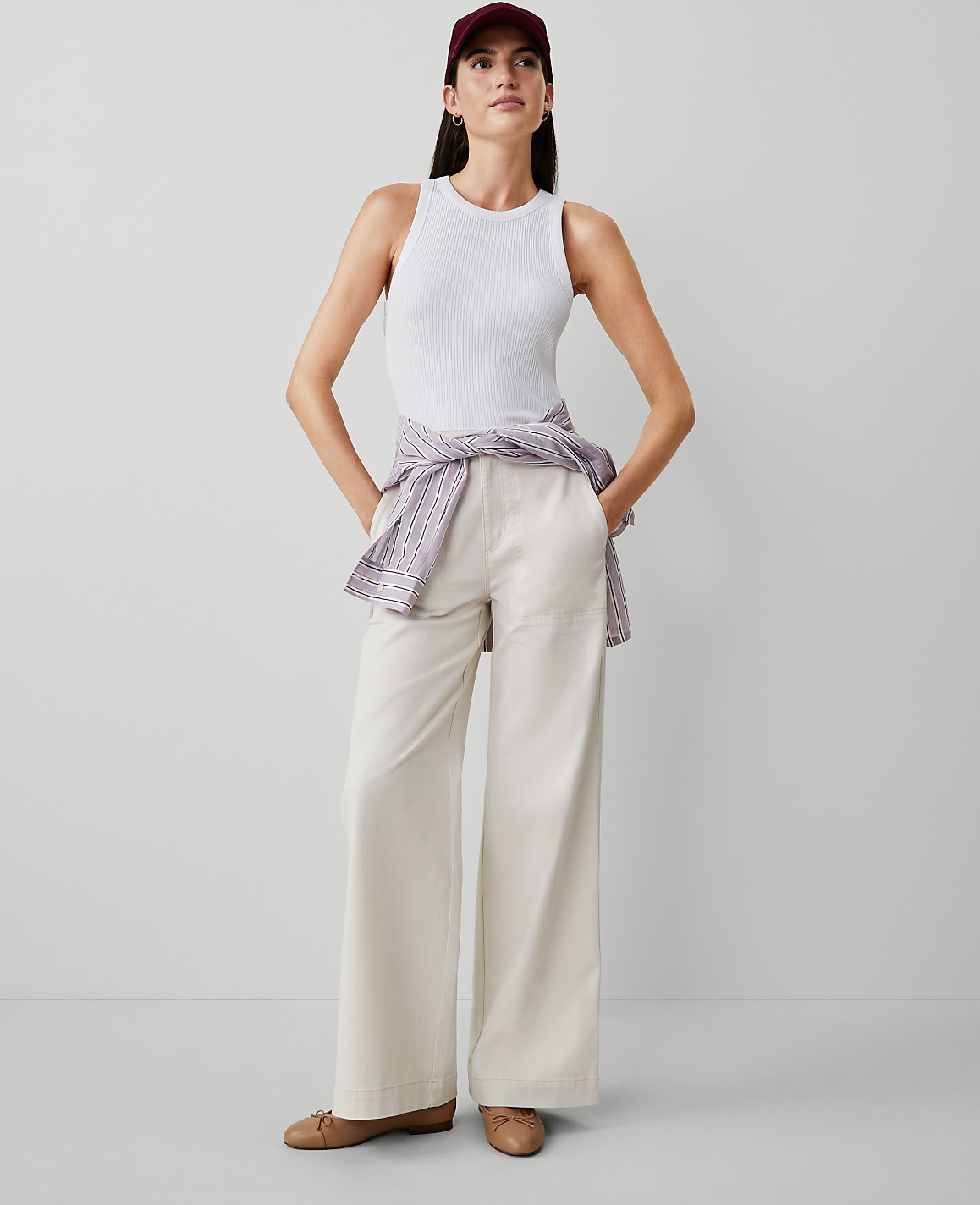 Weekend Collection Wide-Leg Pant