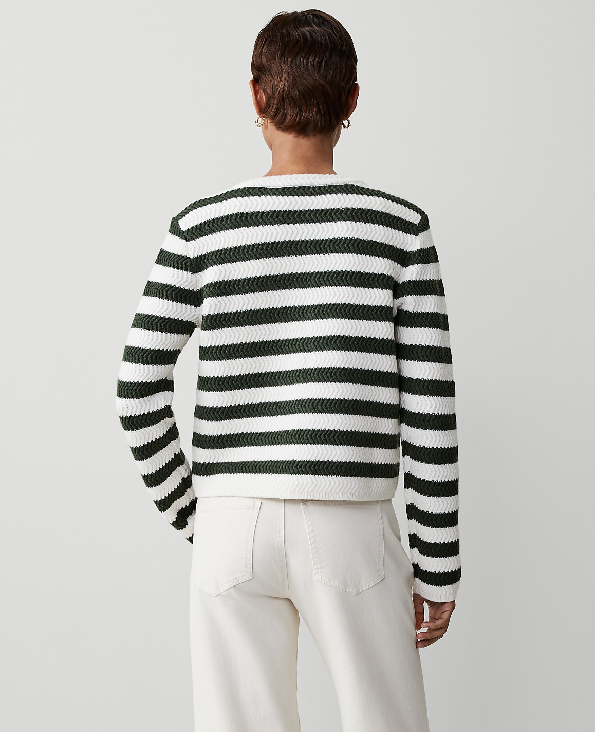 Striped Stitched Jacket