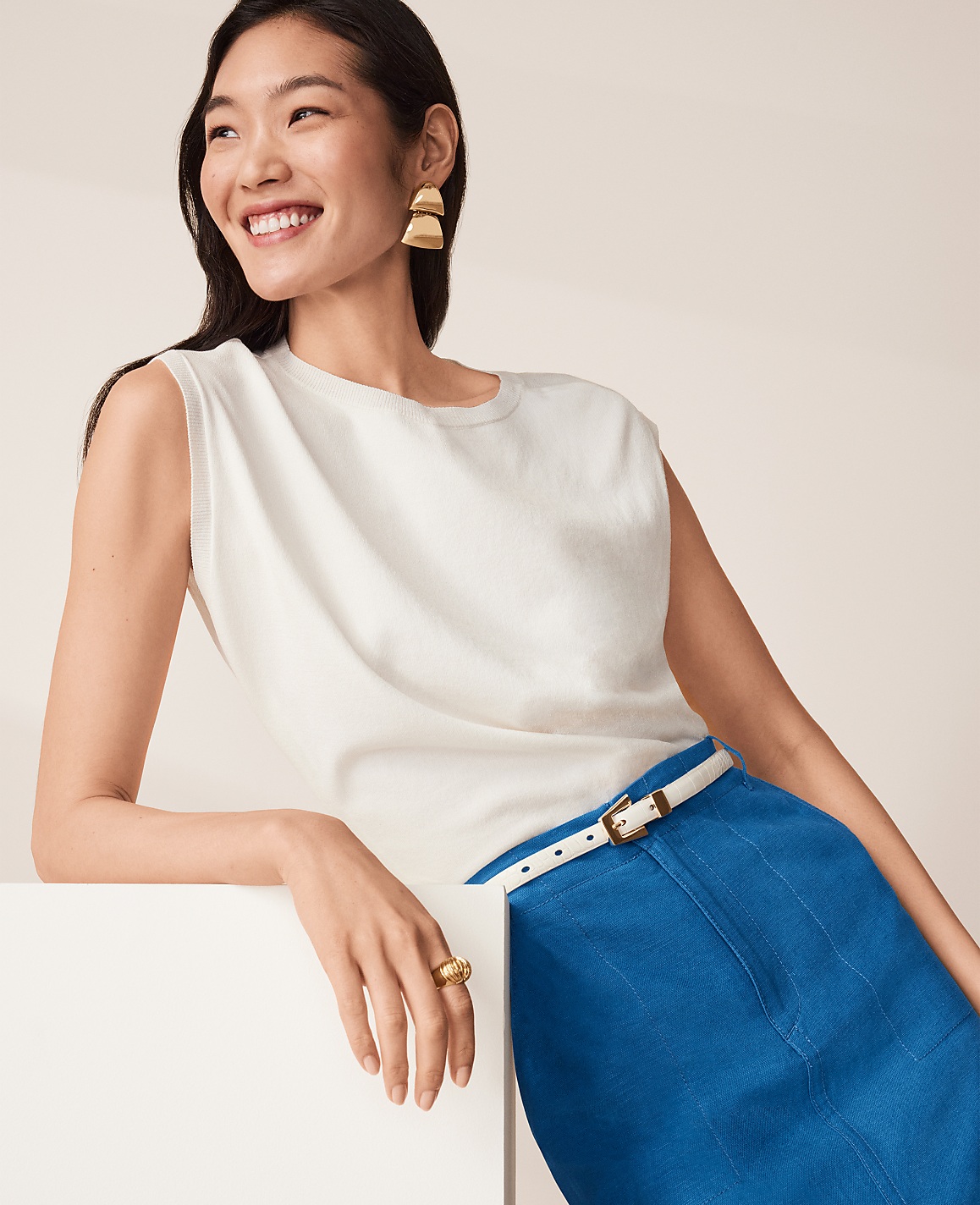 Petite Wedge Sweater Shell