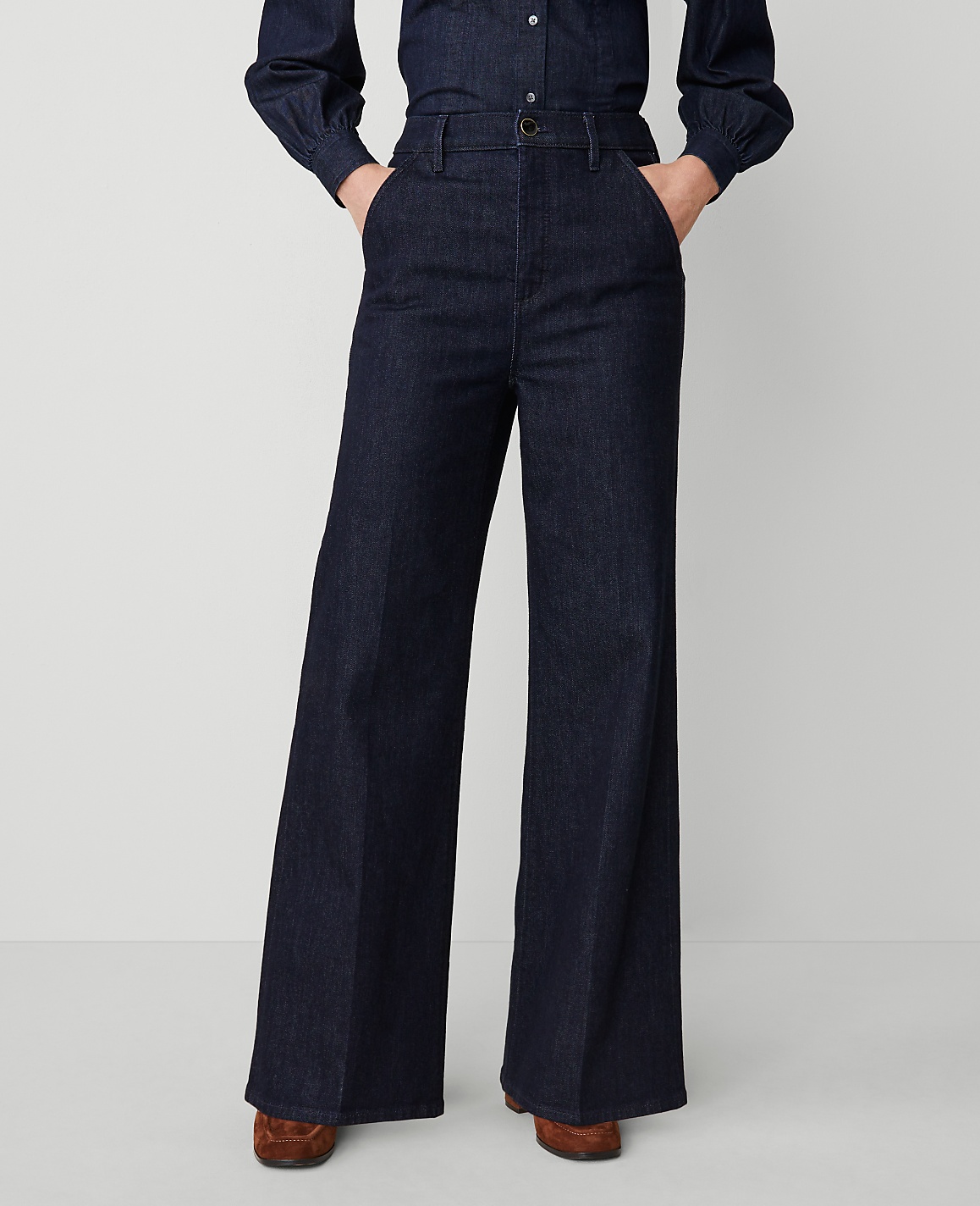 The Petite Denim Trouser