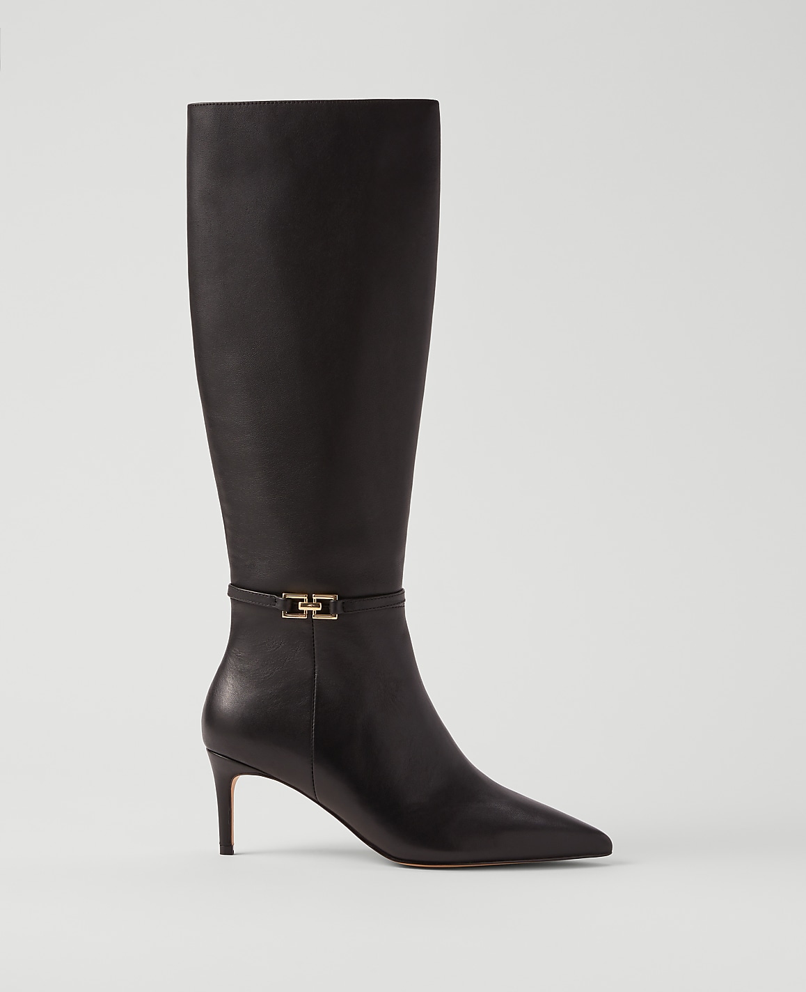 Chain Wrap Leather Boot