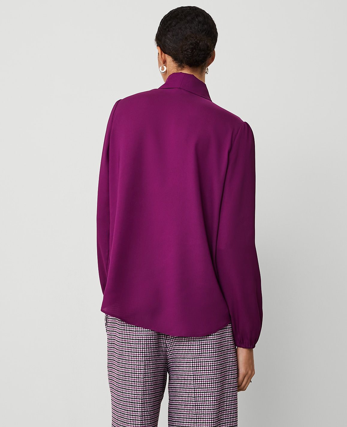 Petite Tie V-Neck Popover