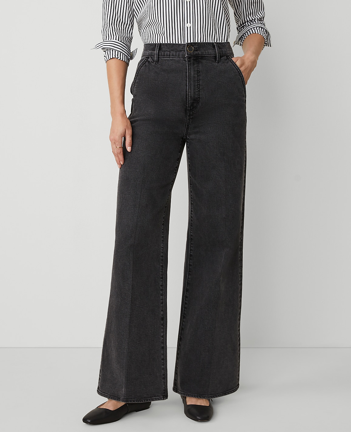The Petite Denim Trouser
