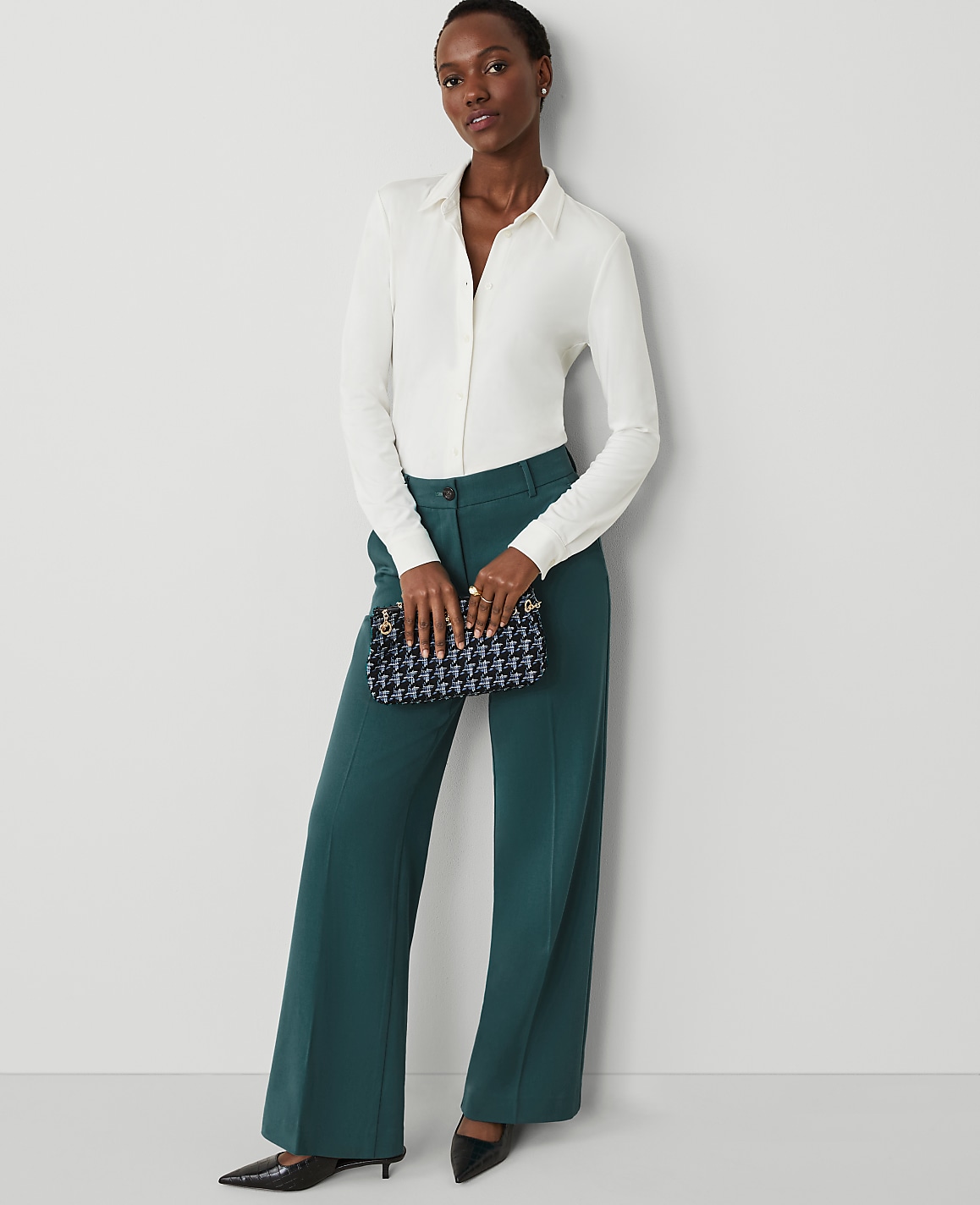 The Petite Perfect Wide-Leg Pant