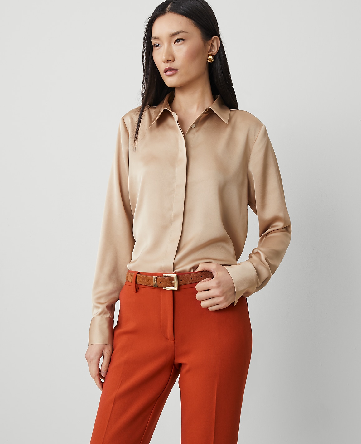 Modern Shirt in Satin