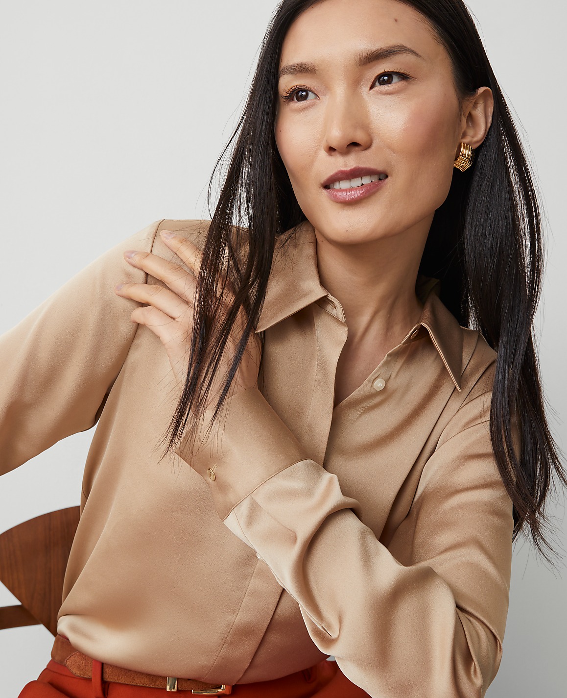Modern Shirt in Satin