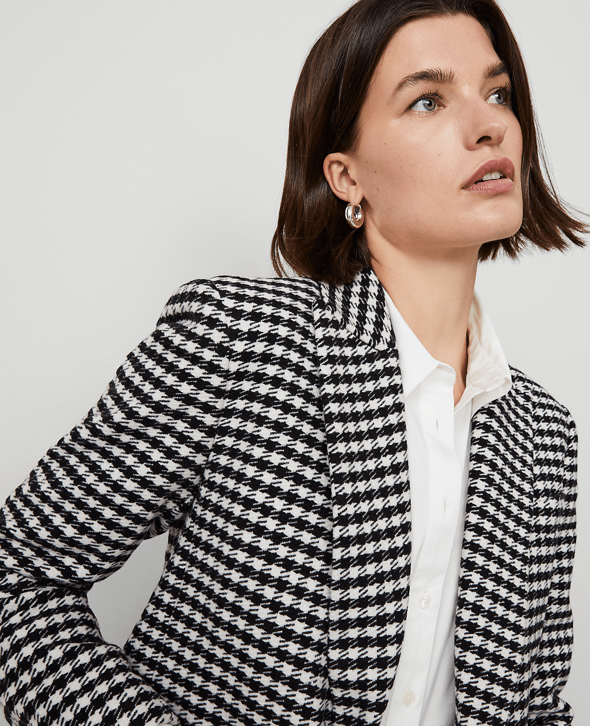 The Checked Relaxed Double Breasted Blazer
