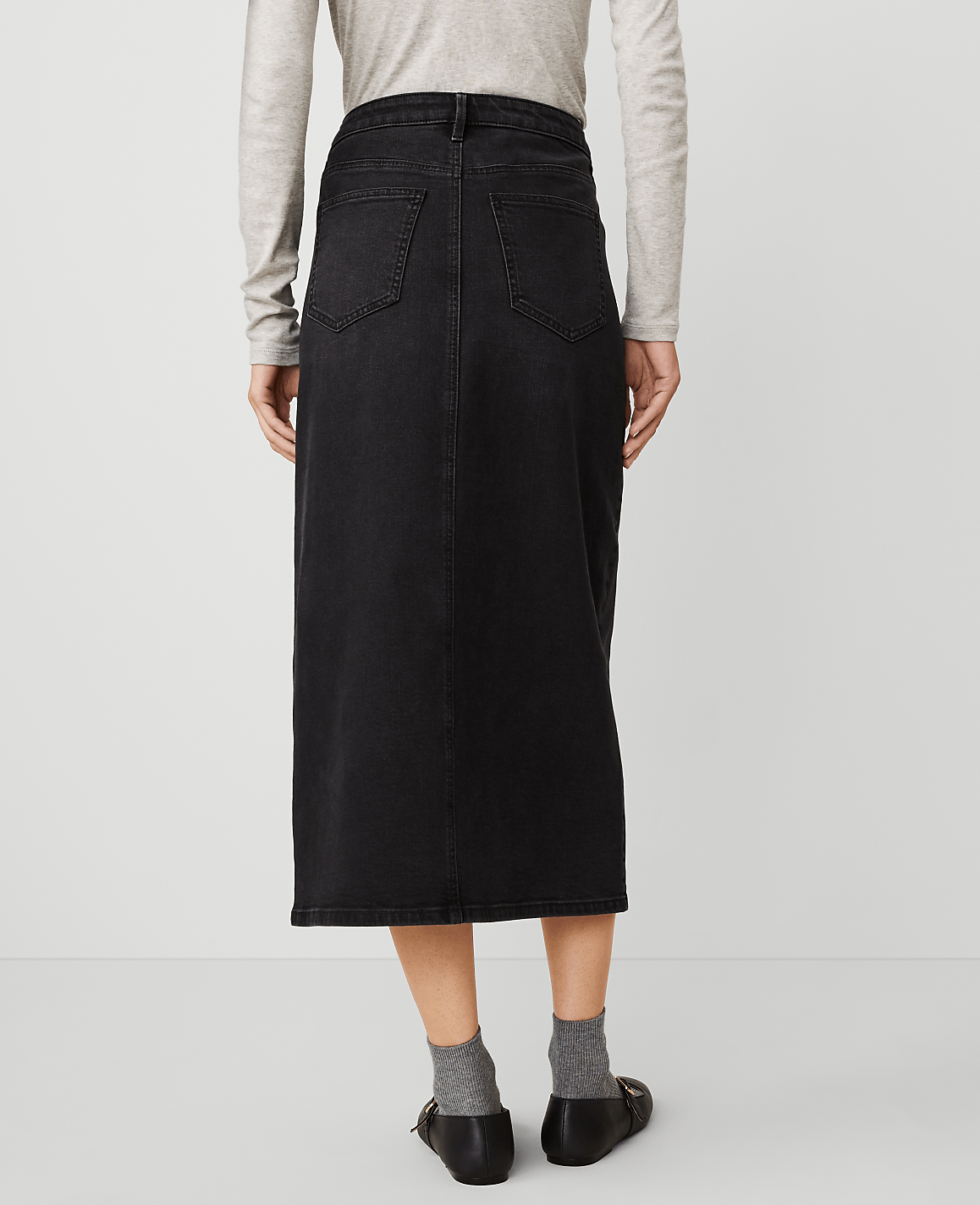 Denim Maxi Skirt