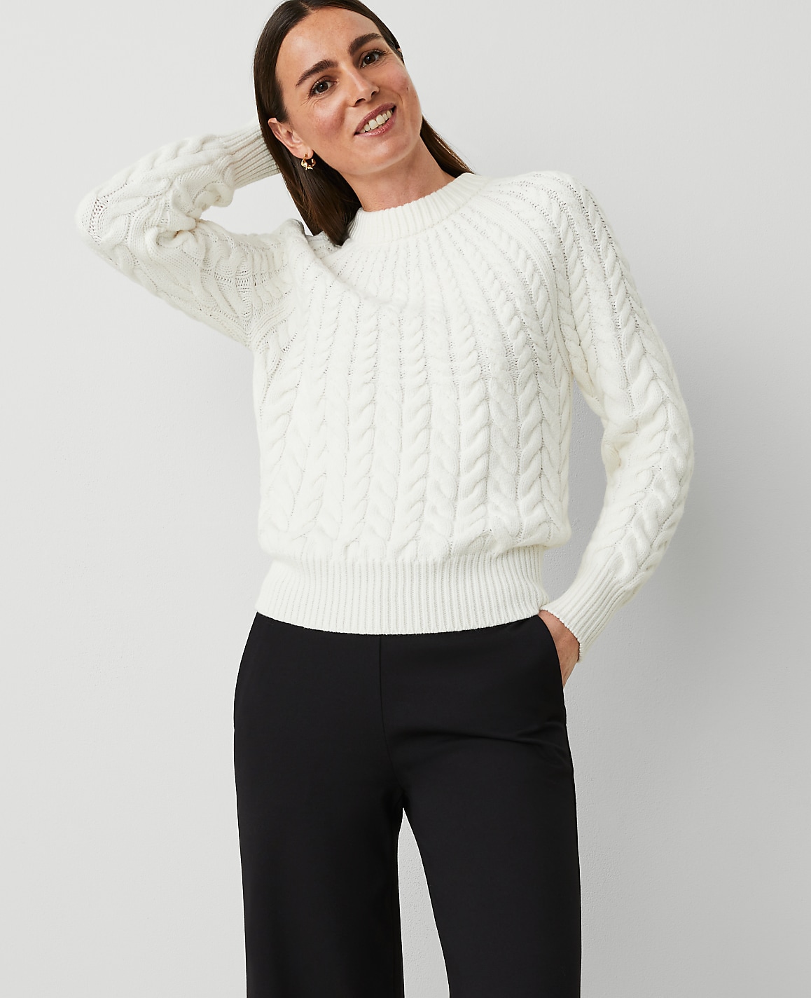 Weekend Collection Cable Chunky Neck Sweater