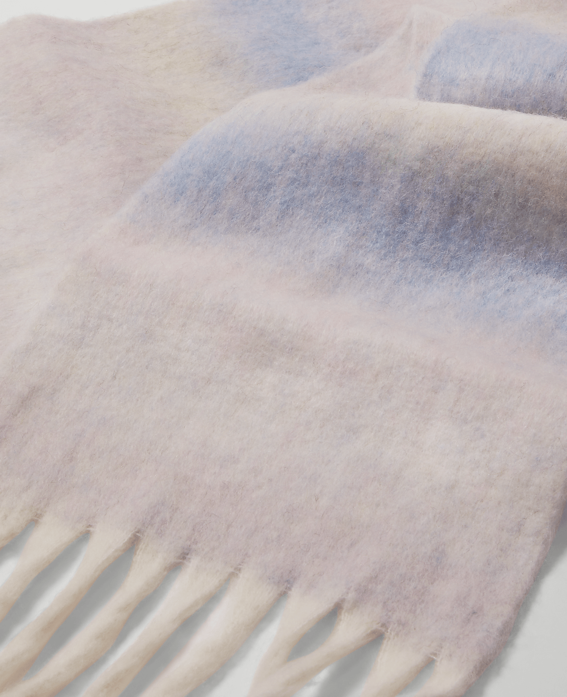 Ombre Fuzzy Scarf