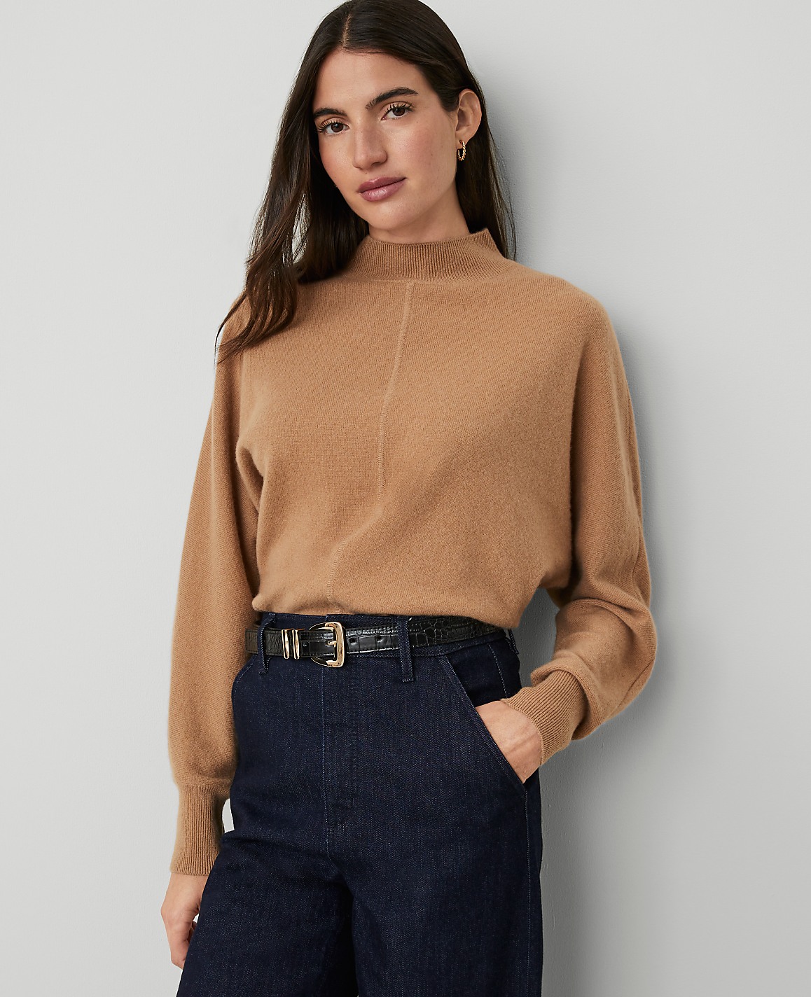 Cashmere Dolman Sleeve Sweater