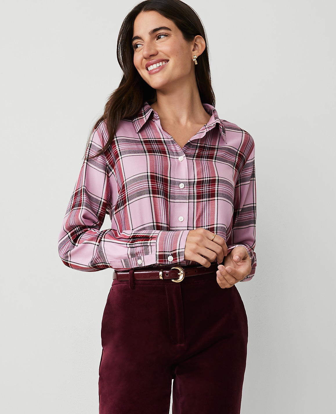 Plaid Relaxed Perfect Shirt
